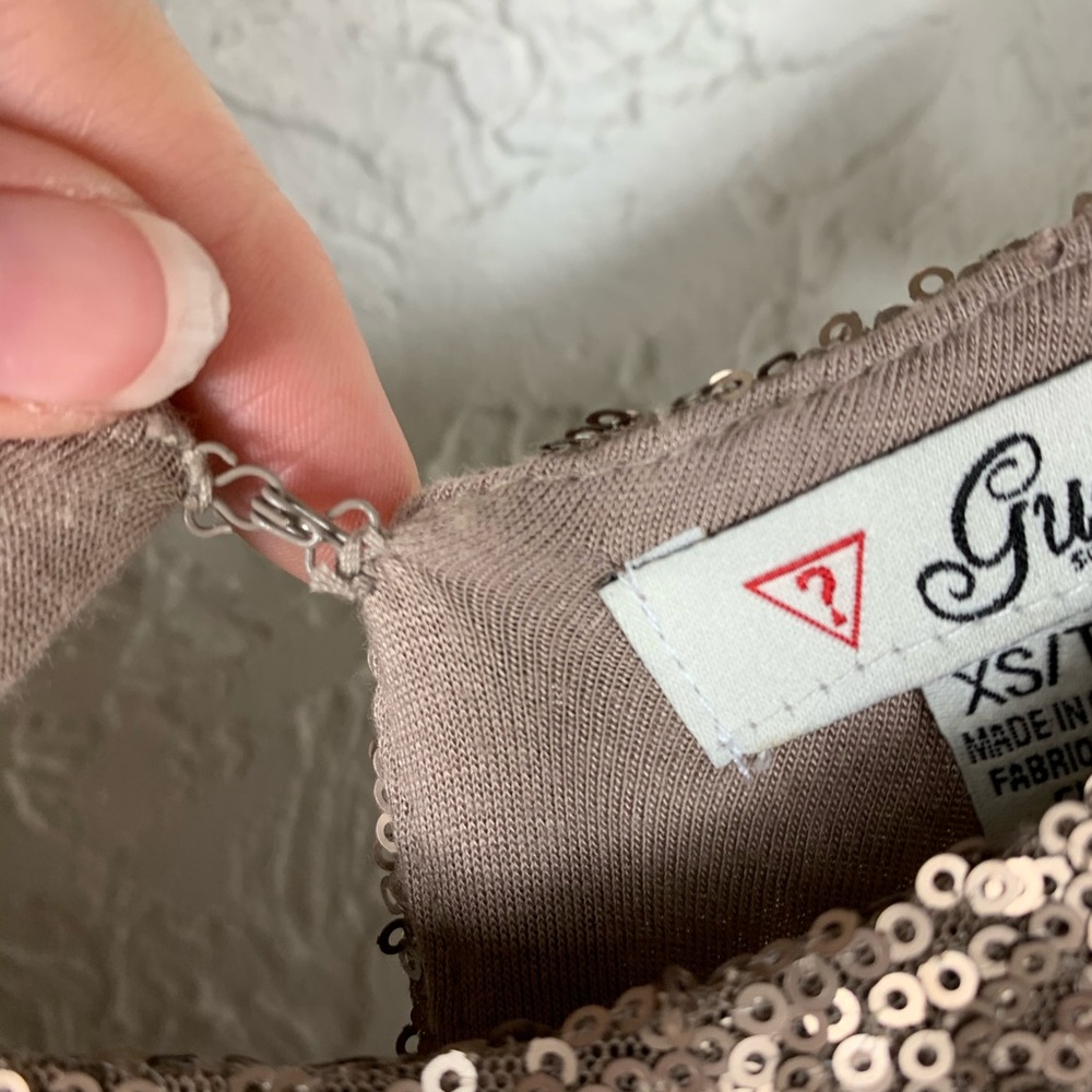 GUESS | Sequined Mini Dress - Picture 4 of 8